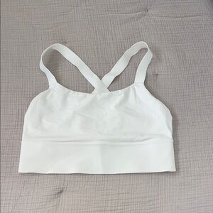 Athleta white sports bra